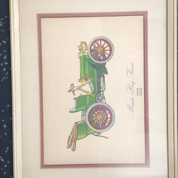 Vintage frames car prints set of 5 - Picture 5 of 7